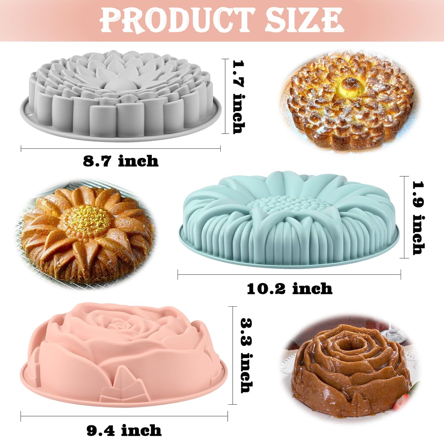 Sakolla 2 Pack Silicone Egg Bite Molds for Air Fryer, Nonstick 7 Cups Air Fryer Muffin Pan for Baking Egg Bite, Mini Muffins, Tart, Mini Cupcake and Quiche (Pink + Green)