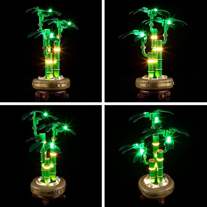 BRIKSMAX Light Kit for Lego-10344 Lucky Bamboo -Led Lighting Kit Compatible with Lego The Botanical Collection Building Set- Not Include Lego Set