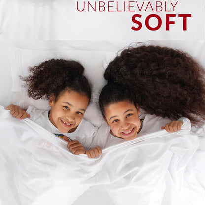 Mellanni Twin Sheets Set - 3 PC Luxury Bedding | Extra Soft, Cooling, Wrinkle-Resistant (Twin, Taupe)