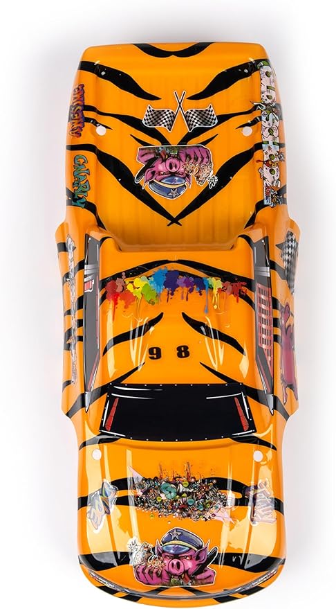 SummitLink Custom Body Compatible for 1/10 Scale RC Car or Truck (Truck not Included) (Tiger)