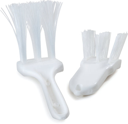 Carlisle FoodService Products 4052900 Lettuce, Fry, and Onion Cutter Brush, Nylon Bristles, 2-1/2" Length x 2-1/2" Width Brush, 6" Length