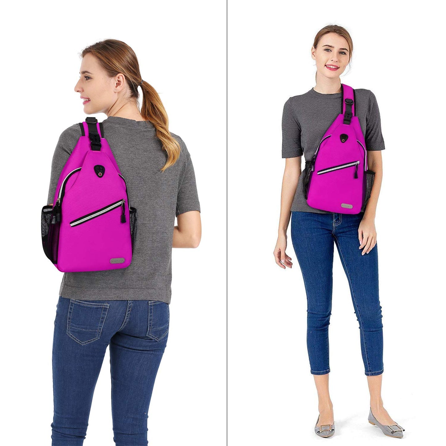 MOSISO Sling Backpack, Multipurpose Crossbody Shoulder Bag Travel Hiking Daypack