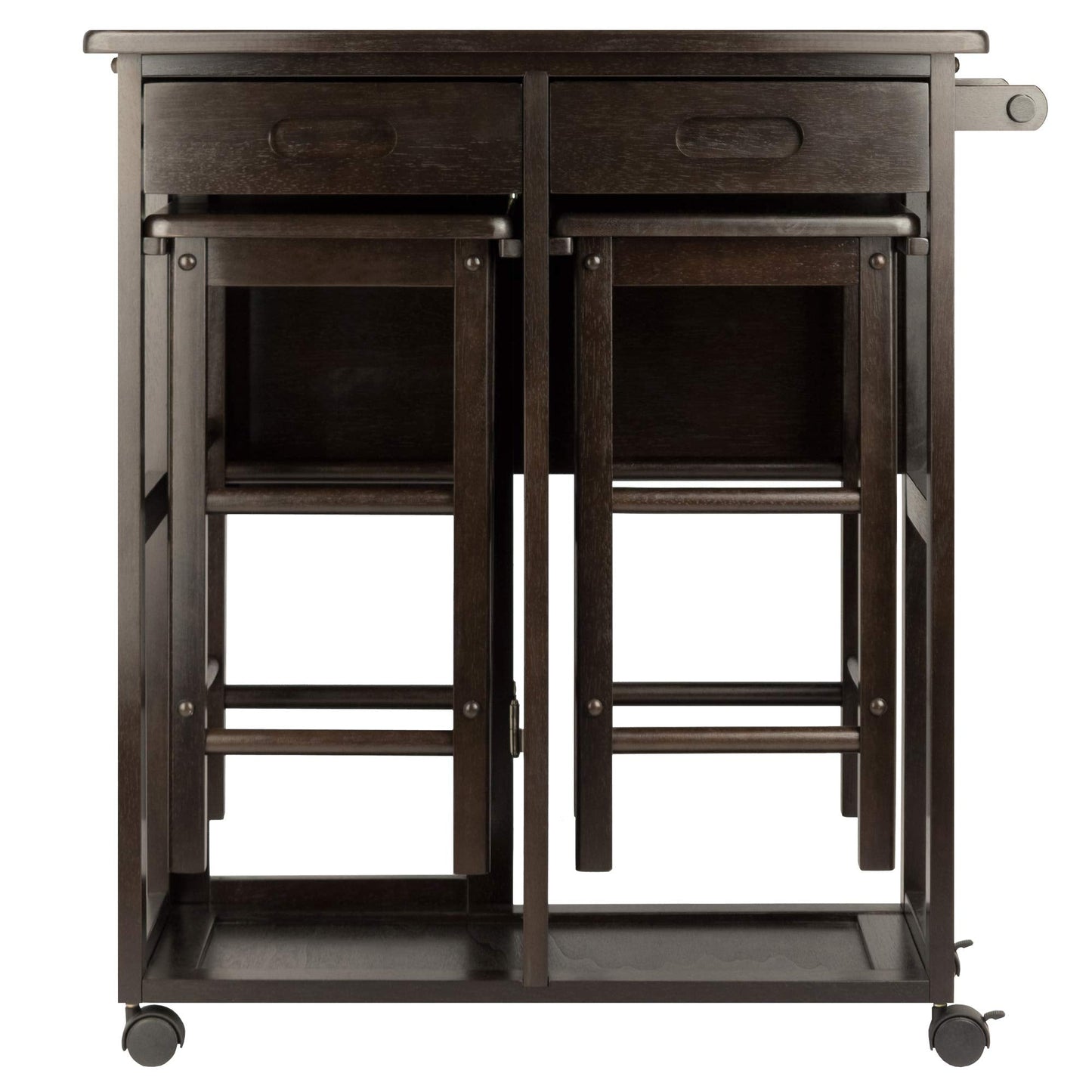 Winsome Suzanne Space Saver Set, for Kitchen, 33", Coffee