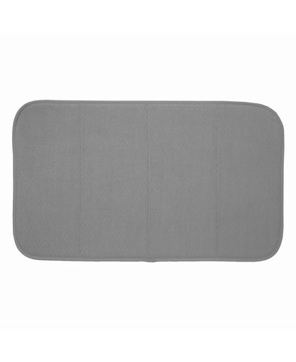 All-Clad Premium Reversible Dish Drying Mat for Kitchen: 16" x 28" Ultra-Absorbent, Long-Lasting, No Condensation, and Oversized for Large Pots and Pans - 1 Pack, Pewter