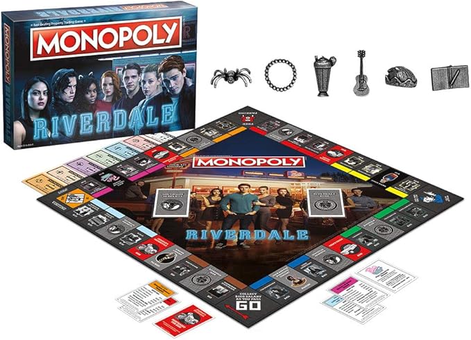 Monopoly Riverdale Board Game | Official Riverdale Merchandise | Based On The Popular CW Show Riverdale | A Great Riverdale Gift for Show Fans