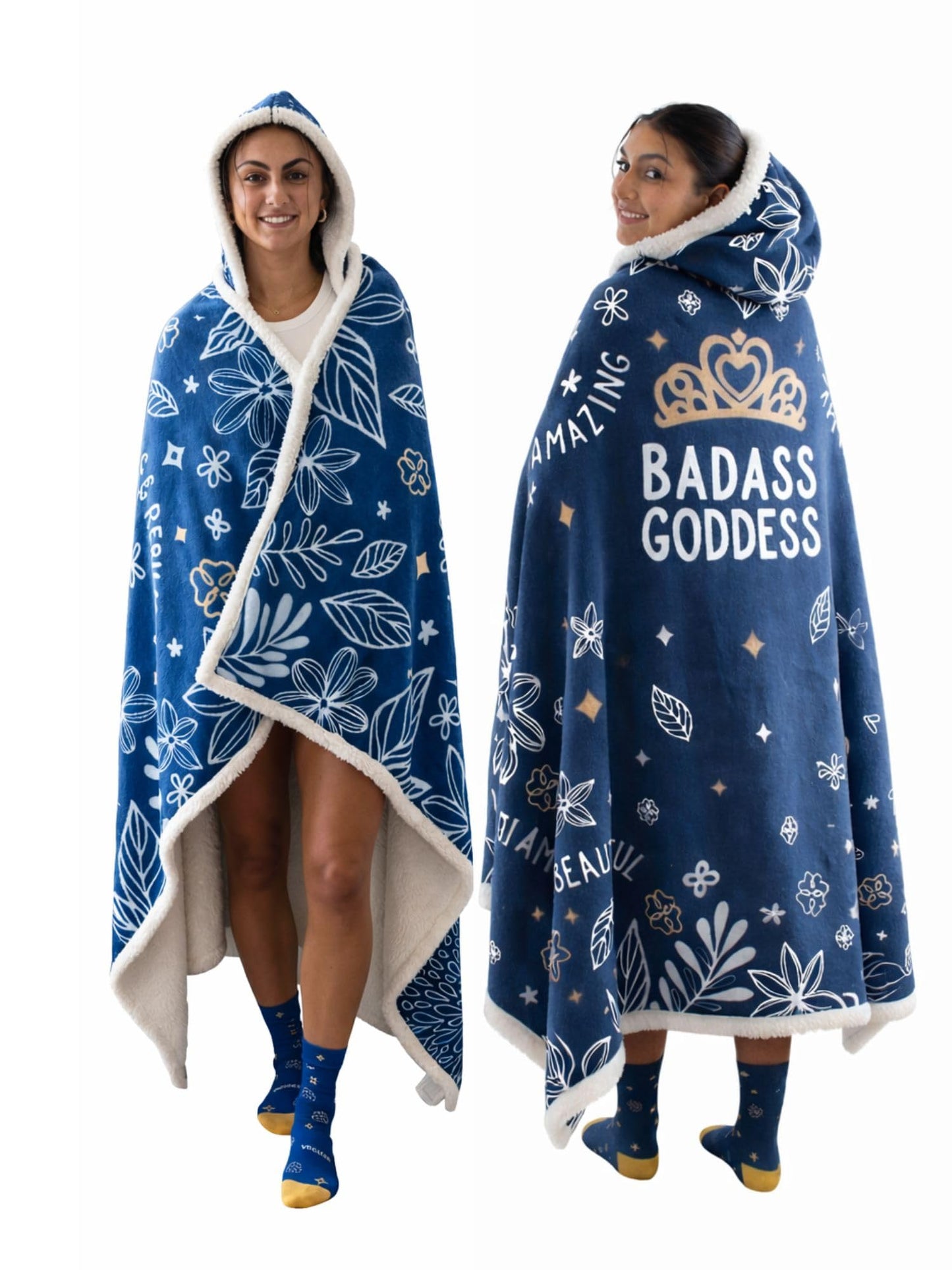 SHEROCIOUS Blanket Hoodie | Inspirational Gifts for Women | Get Well Soon Gift | new mom gifts | wife birthday gift ideas | Sister Gifts | Wife Blankets | gifts for new mothers | Mothers Day Gift