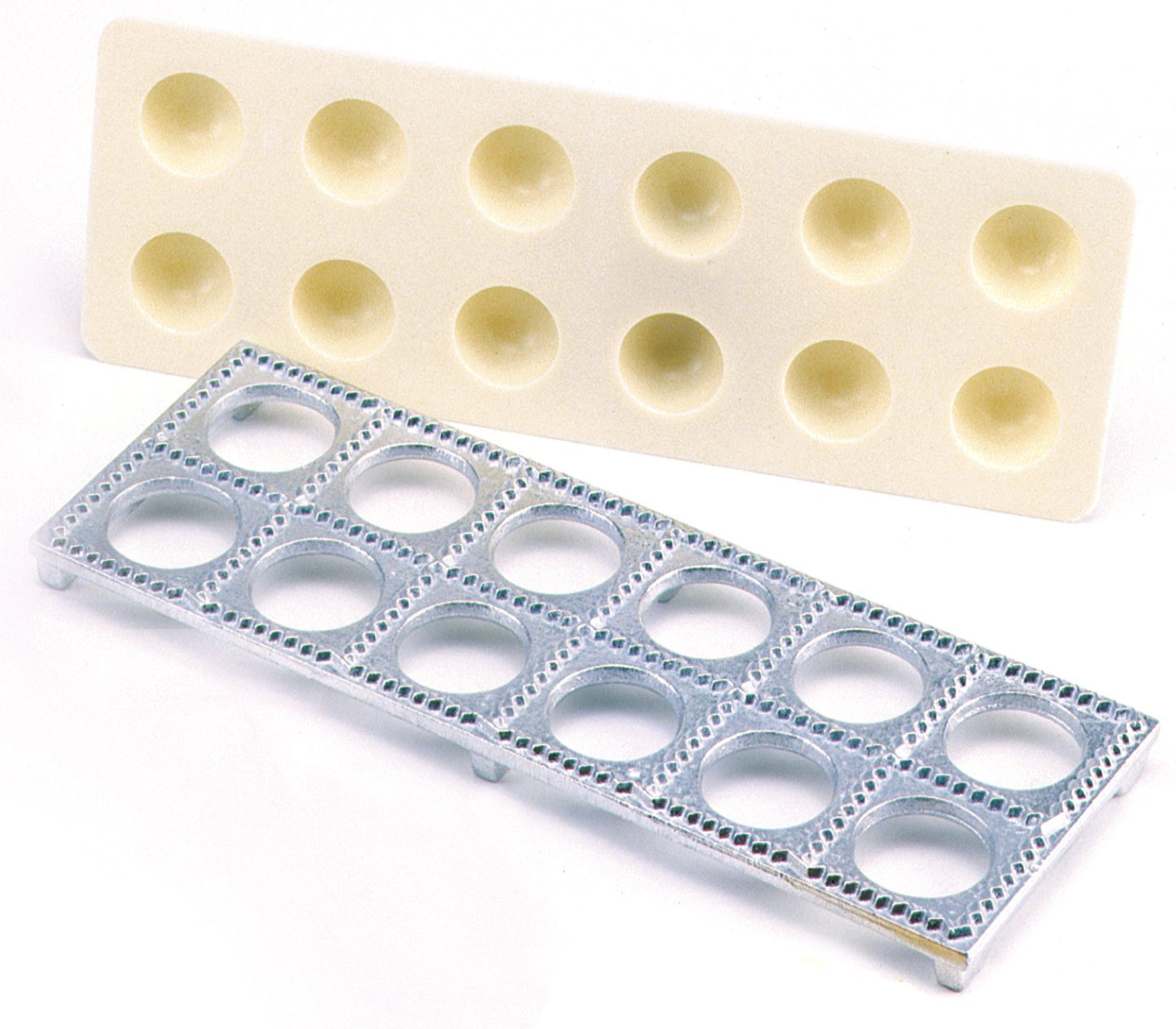 Norpro Ravioli Maker With Press 12 Inches, Metallic
