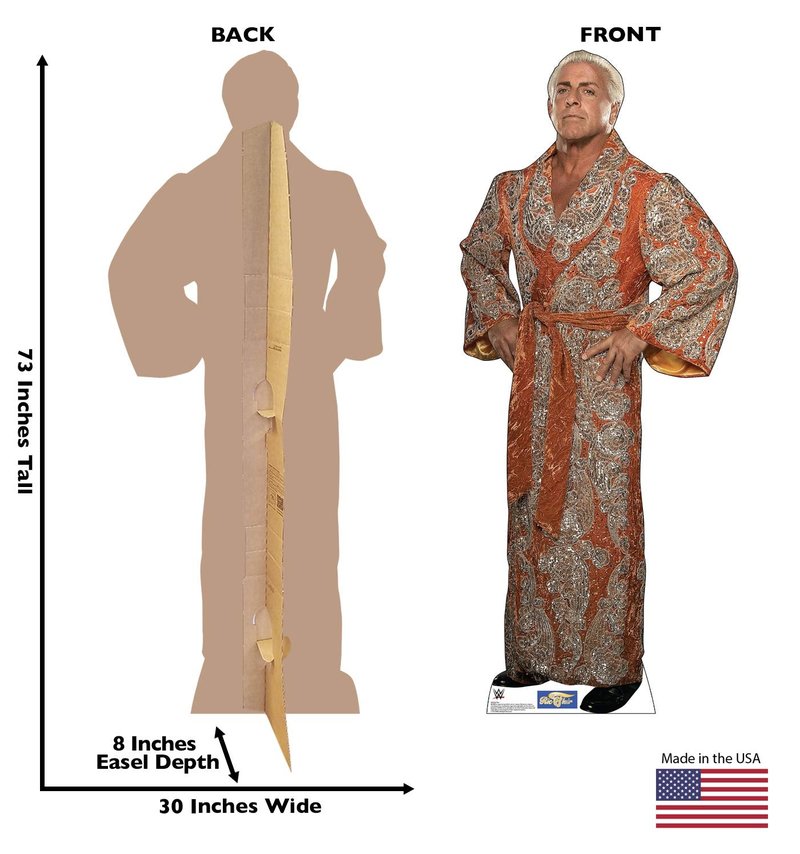 Cardboard People RIC Flair Life Size Cardboard Cutout Standup - WWE