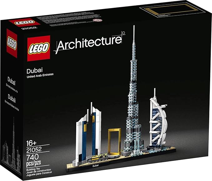 LEGO Architecture Skylines: Dubai 21052 Building Kit Collectible Architecture Building Set for Adults (740 Pieces)