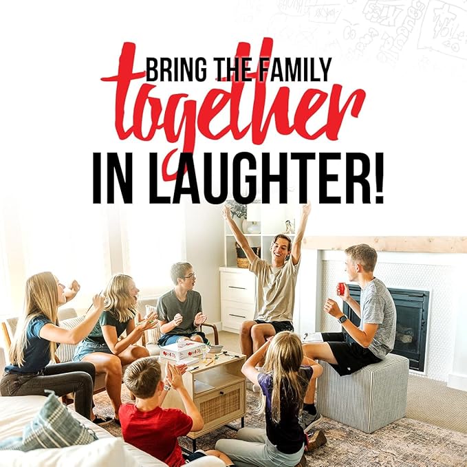 Inspiration Play Spoof Family Party Bluffing Board Game - Funny and Great for Groups Ages 8 and Up - 3-8 Players