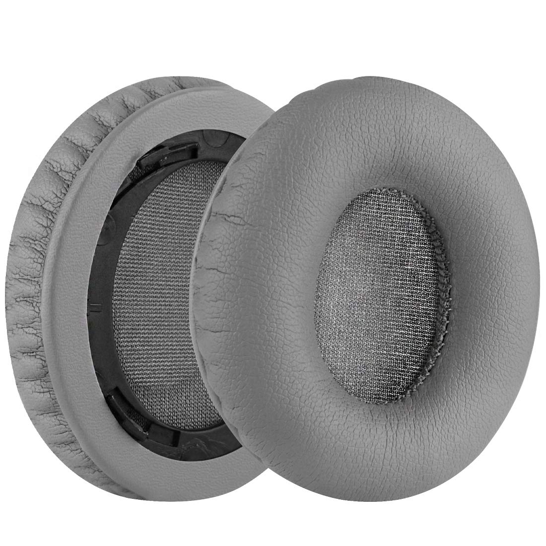Geekria Replacement Ear Pads for Beats Solo HD On-Ear Headphones Ear Cushions (Not Compatible with Other Headphone Models), Repair Parts (Grey)