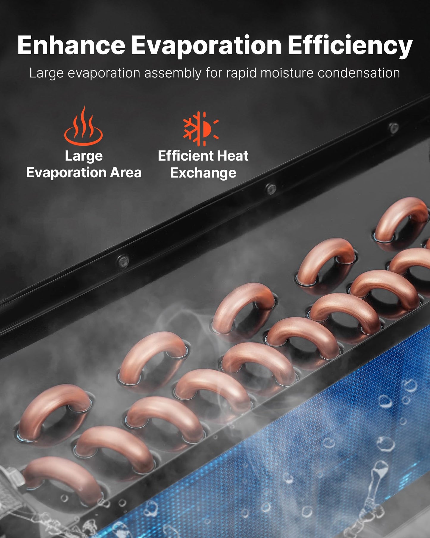 VEVOR Compressed Air Dryer, 125CFM Refrigerated Air Dryer, 110-120V Industrial Refrigerated Air-Drying System for 20HP, 25HP & 30HP Compressors - with Color Screen Control Panel and Automatic Drainage