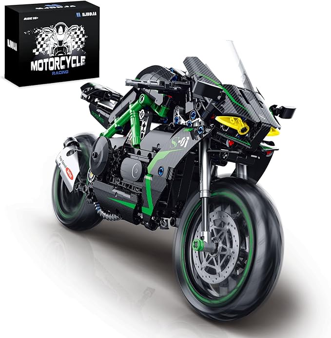 MJDDJA 1:8 Motorcycle Building Set for AdultsKickstand for DisplayGift for Boys Girls Kids 8 9 10 11 12 Years Old Teenage Boys Gifts on Birthday(511PCS)