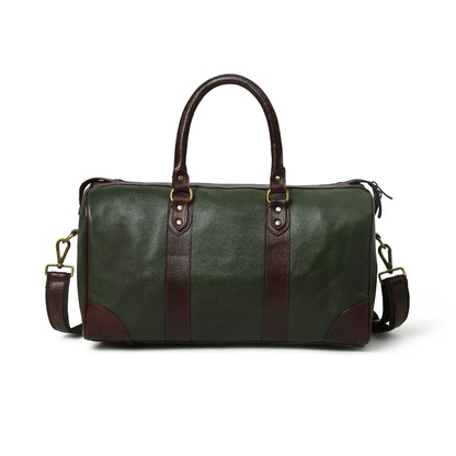 Adyan Leather Duffle Bag Travel Carry on Weekender Luggage Overnight Bags for Women and Men