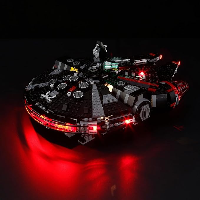 YEABRICKS LED Light for 75389 Star Wars The Dark Falcon Building Blocks Model (Building Set NOT Included)