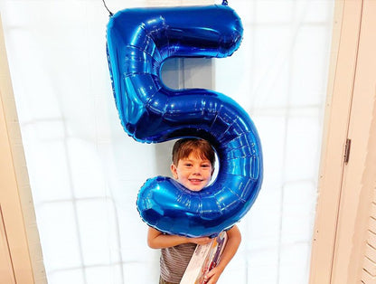 Navy Blue Number 23 Balloon 40 inch, 23 Number Balloons, 23rd Navy Blue Birthday Decorations, 23 Year Old Women Men Blue Party Supplies