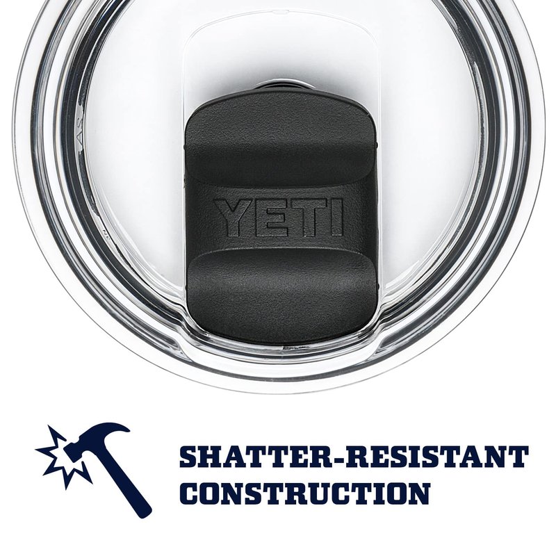 YETI Rambler 20 oz Tumbler, Stainless Steel, Vacuum Insulated with MagSlider Lid, Rescue Red