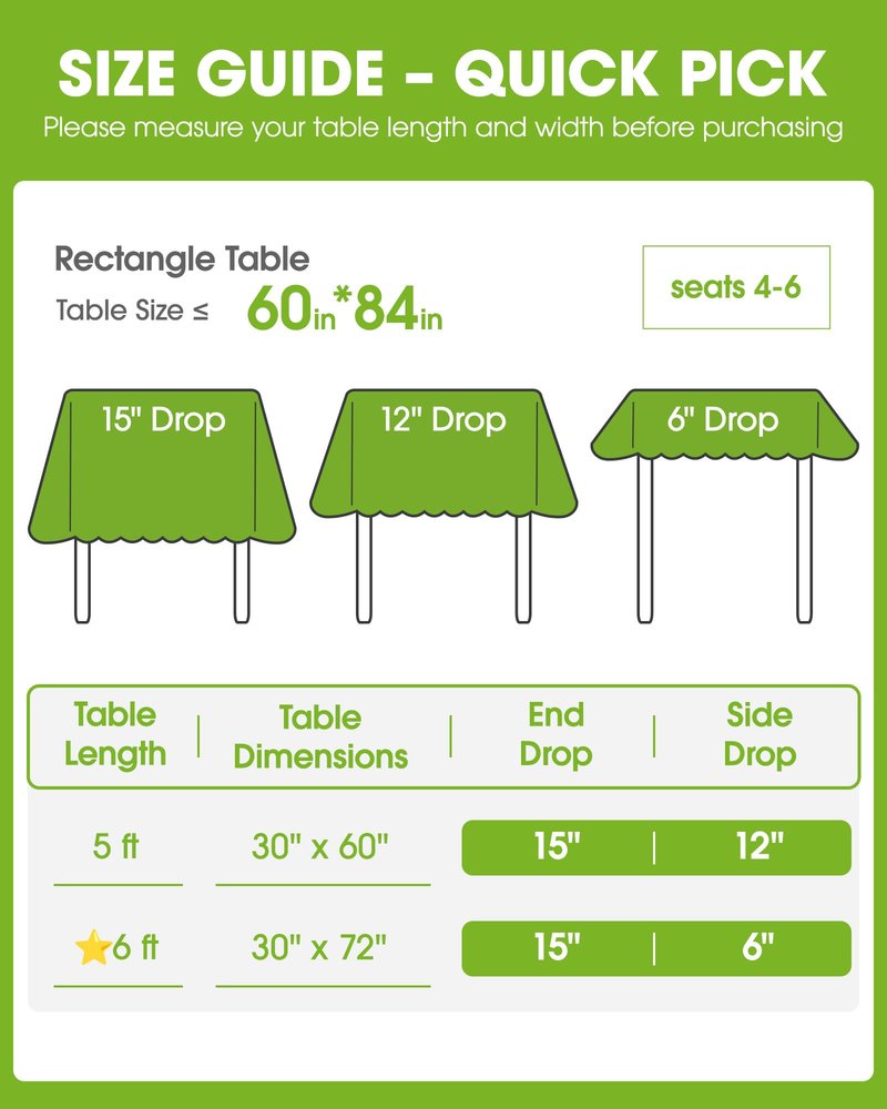 Pureegg Rectangle Linen Tablecloth Waterproof & Stain Resistant, Wrinkle-Free Table Cloth Adds Elegance and Protection, Ideal for Dining, Party, Wedding and Outdoor, 60 x 84 Inch, Sage Green