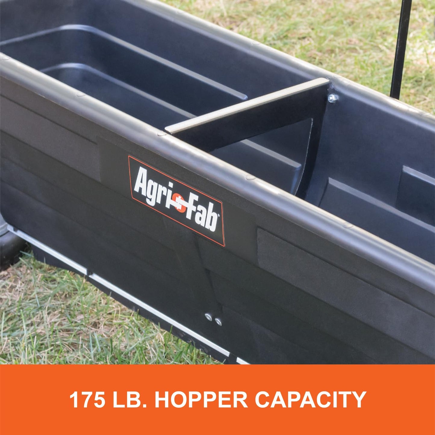 Agri-Fab Tow Behind Lawn and Garden Drop Spreader for Seed, Fertilizer, Salt and Ice Melt, 175 lb Capacity with 42 In Spread Width