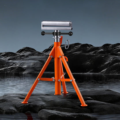 VEVOR Roller Stand, Heavy Duty 2500 LBS Load Capacity Tool Stand - 28"-52" Height Adjustable - Foldable Space-Saving Design - for Woodworking and Metalworking Long Boards, Metal Pipes or Bars