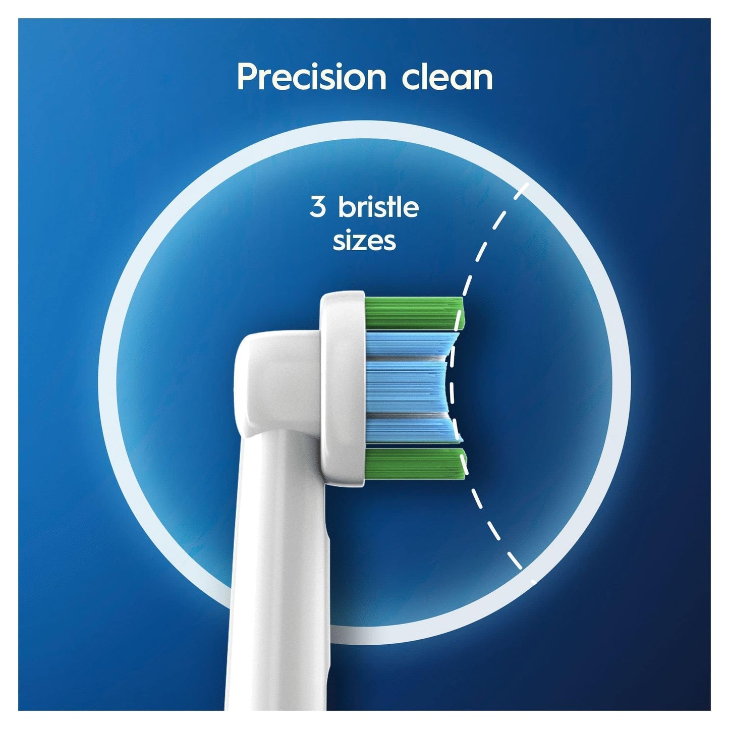 Oral-B Pro Battery Toothbrush, Precision Clean Toothbrush Head, Plaque Remover For Teeth, 2 Batteries Included, Black
