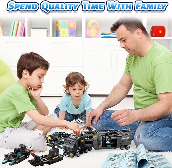 iloveee 51 in 1 Robot STEM Building Blocks Toys for Boys Age 8-12 Educational Learning Building Bricks Truck Kit Gifts for 6 7 8 9 10 11 13 Years Old Kids Engineering Erector Set 700PCS…