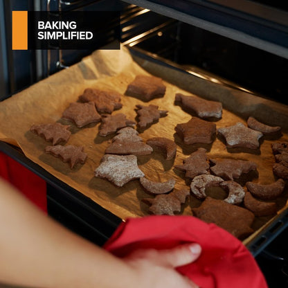 Stock Your Home 150 Ct Unbleached Parchment Paper Sheets, Pop Up Parchment Paper Sheets for Baking, Air fryer Sheets & Oven Liners FOr cookies, Bread, meat, Pizza (9x13”)