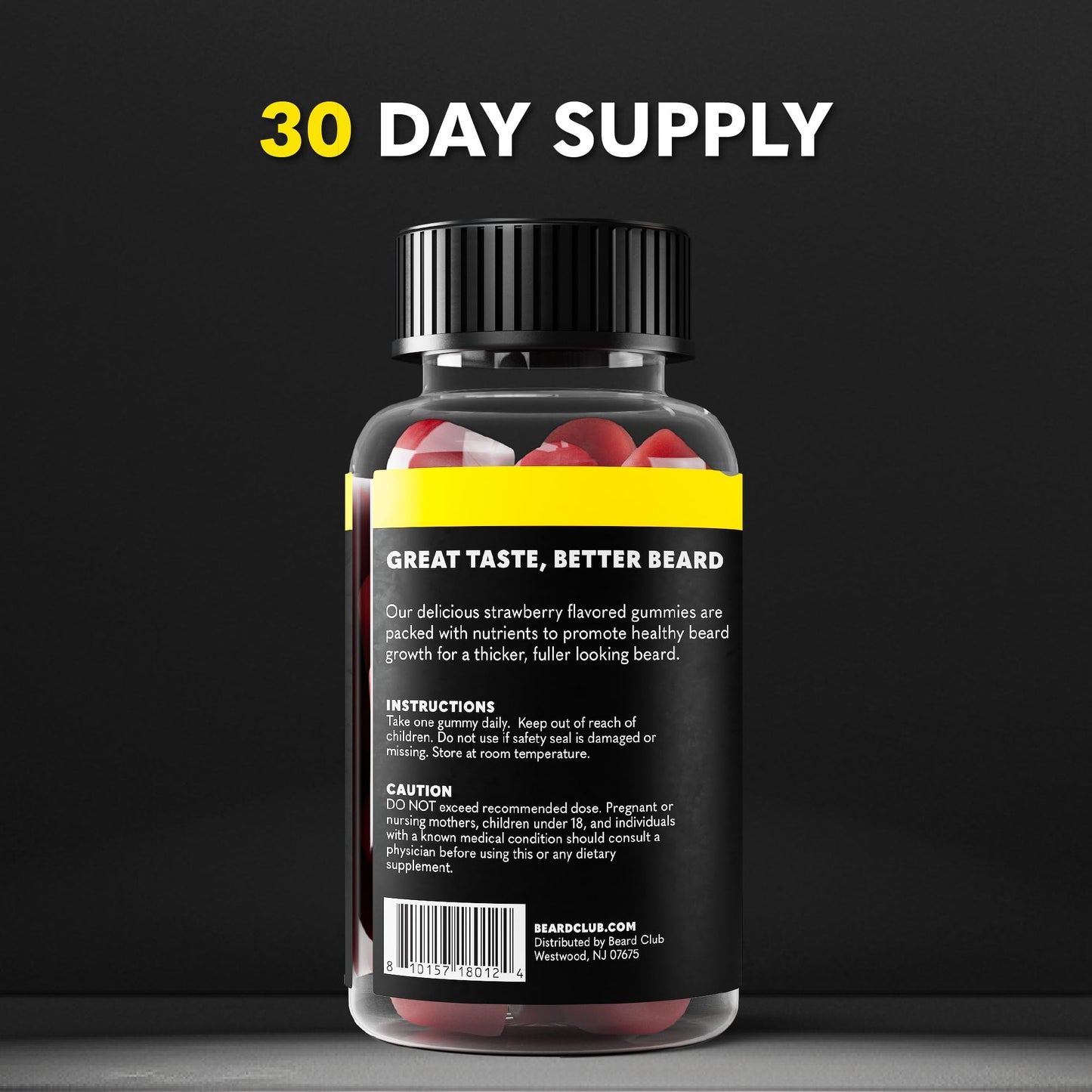 Beard Club - Beard Growth Serum with Natural Castor, Coconut and Avocado to Grow a Thicker, Fuller Beard, Fill in Patches and Stimulate Healthier Facial Hair Growth