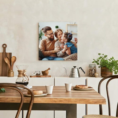 Custom Canvas Prints - Personalized Wall Art for Home Decor | 8x8 Inch Photo Canvas for Gifts