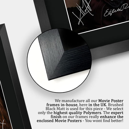 HWC Trading Twilight The Cast Kristen Stewart Robert Pattinson 16 x 12 inch Framed Gifts Printed Poster Signed Autograph Picture for Movie Memorabilia Fans - 16" x 12" Framed