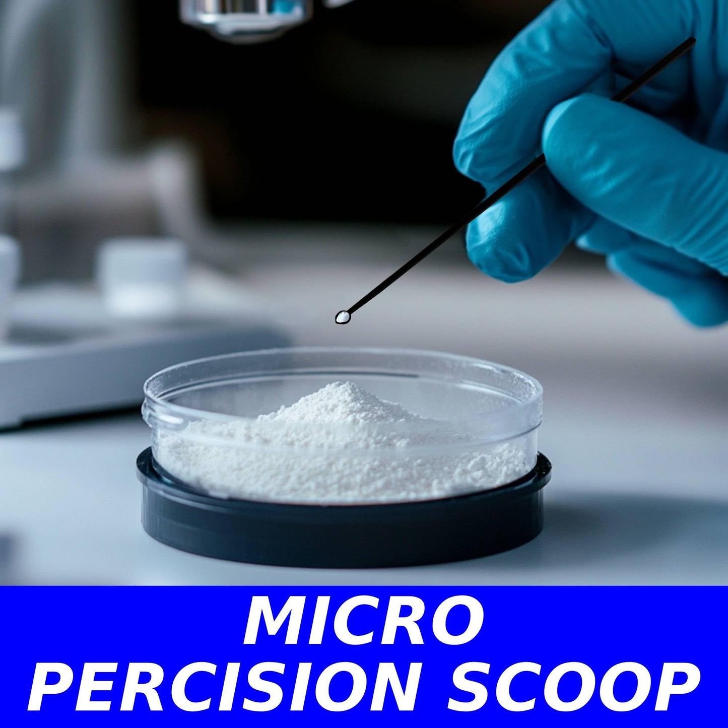 Mg Measuring Spoons (5mg-10mg) Plastic Micro Scoop For Powder-0.006 mL Capacity (500 ct) HeroScoops