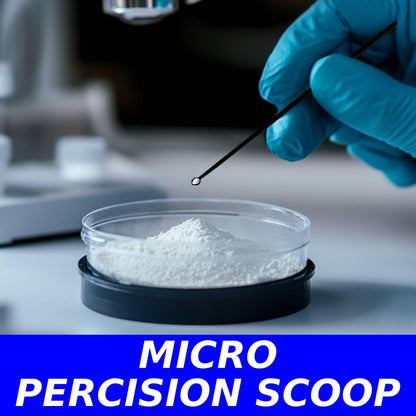 Mg Measuring Spoons (5mg-10mg) Plastic Micro Scoop For Powder-0.006 mL Capacity (500 ct) HeroScoops