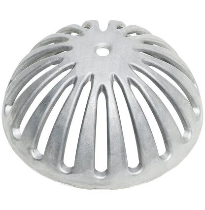 Leyso Heavy Duty Aluminum Dome Floor Drain Cover and Drain Strainer, Removable Outdoor Drain Cover, Dome Strainer for Restaurant, Home, Garden, Roof Top 5-1/4" Diameter x 2-1/4"H (1 PCS)
