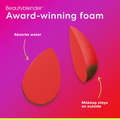 Beautyblender® | Bubble Blender Makeup Sponge | Blend Liquid Foundations, Powders and Creams | Streak Free Application | Vegan, Cruelty Free | Made in USA