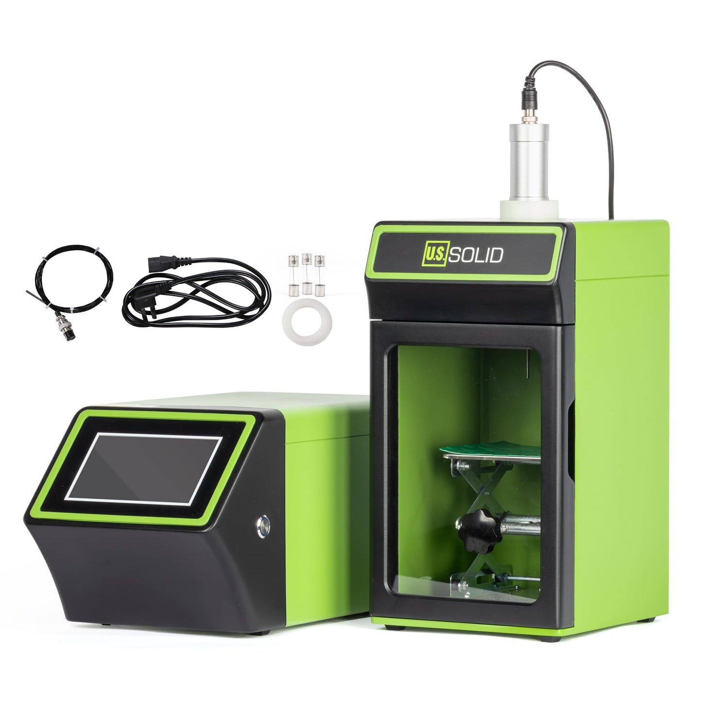 U.S. Solid 2000W Ultrasonic Homogenizer Mixer, 50-3000ml Processing Capacity Professional Lab Sonicator & Cell Disruptor with Touch Screen for Nano Dispersion, Disruption, Extraction & Emulsification