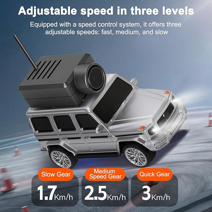 WLtoys Mini RC Car 1:64 Scale FPV RC Drift Car with 720P HD Camera 2.4GHz WiFi App Control with Gyro Mini Racing Toys for Teens and Adults (Sliver)
