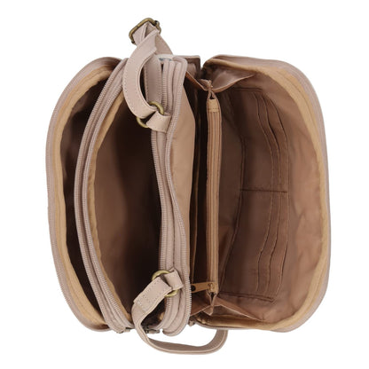 MultiSac Zippy Triple Compartment Crossbody Bag