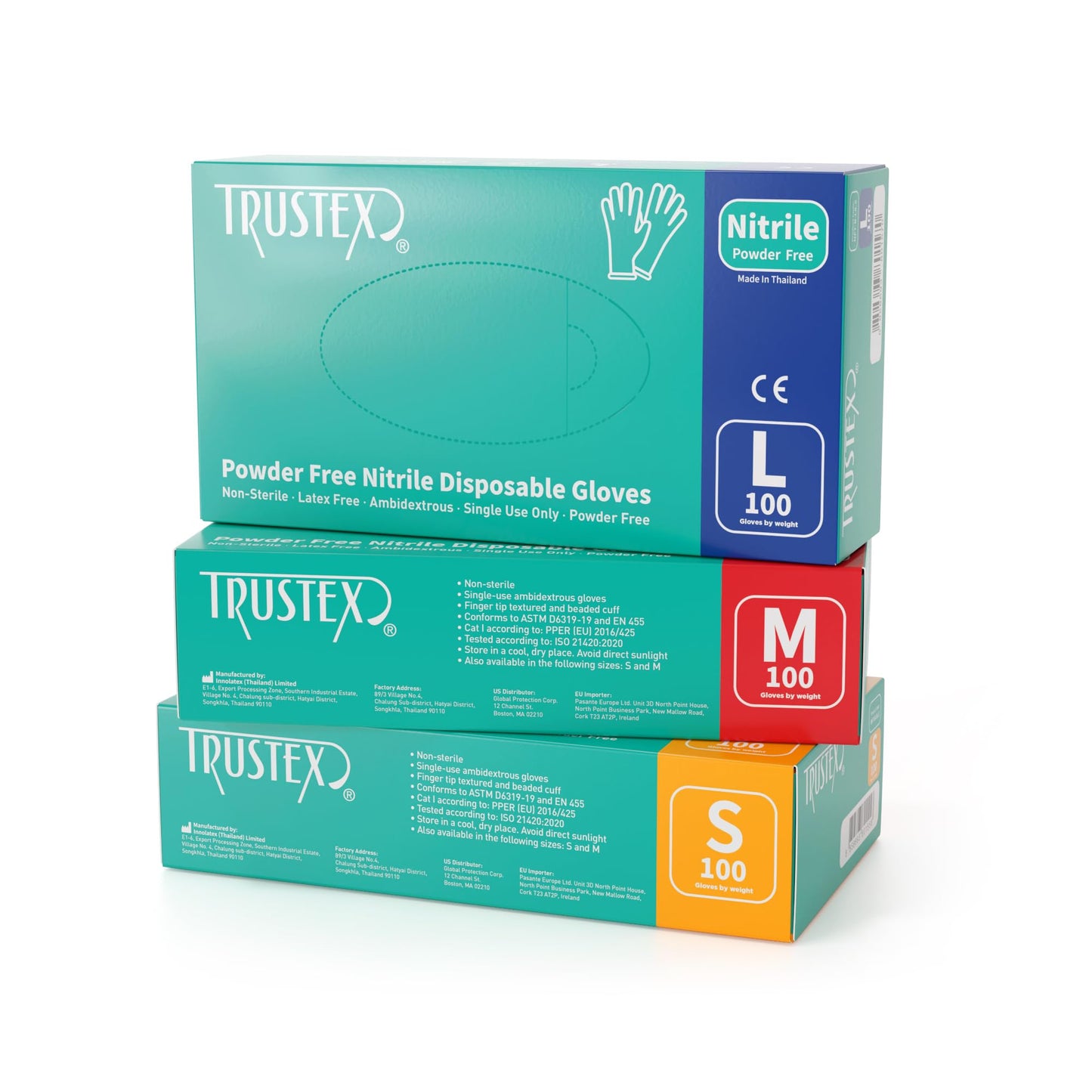 Trustex® Nitrile Disposable Gloves | Powder Free | Case of 1,000 | Size Small