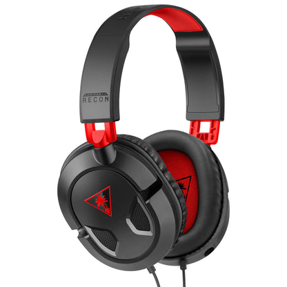 Turtle Beach Recon 50 Wired Gaming Headset - PC, Mac, PS4, PS5, Xbox Series X|S & Xbox One, & Mobile/Tablet with 3.5mm Removable Mic, 40mm Speakers, & In-line Controls – Black