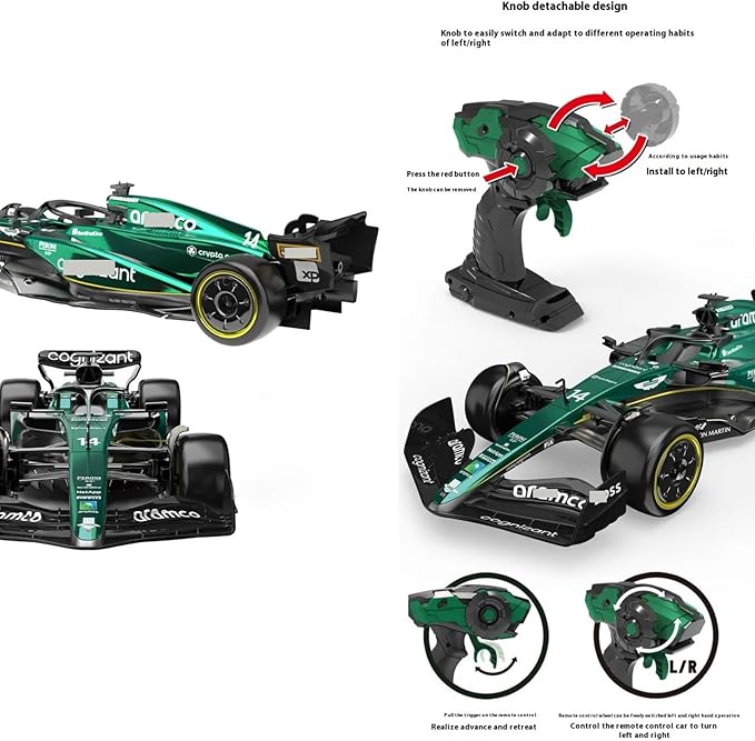 2024 New 1/14 Scale F1 AMR24#14 Formula 1 Remote Control Car Simulation Alloy Model | Adult Collector Edition | Premium Gift for Racing Enthusiasts