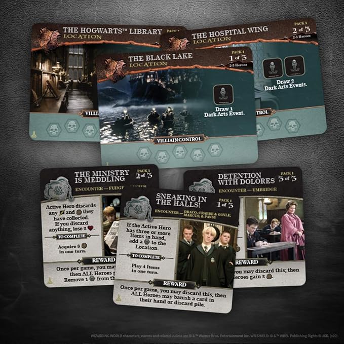 USAOPOLY Harry Potter: Hogwarts Battle - The Charms and Potions Expansion/Second Expansion to Harry Potter Deckbuilding Game/Featuring New Abilities &amp Cards/Officially Licensed