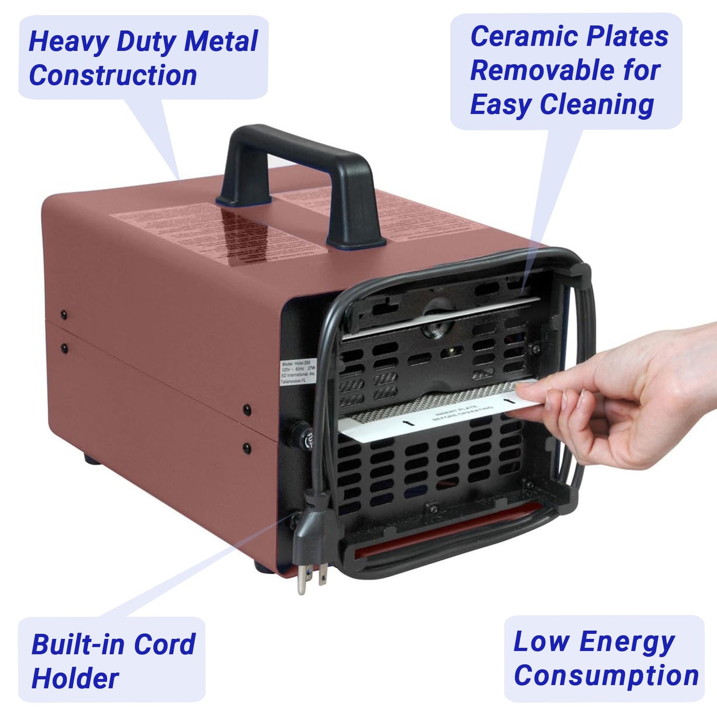 OdorFree Suite 1500 Ozone Machine Odor Removal for Eliminating Smells from Small Apartments, Hotels, Vehicles and Boats - Ozone Generator