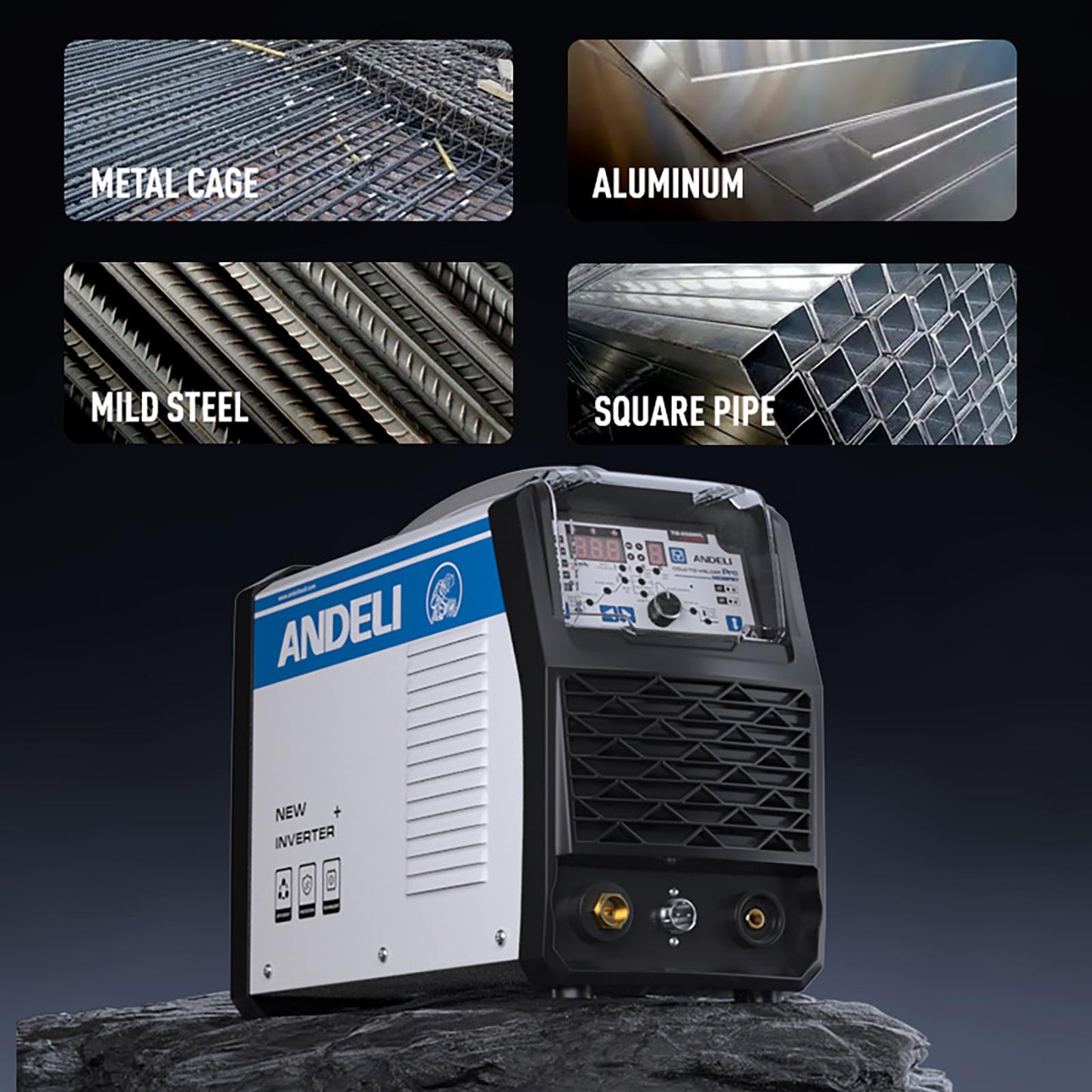 ANDELI 110/220V Cold Welder TIG Welding Machine with Cold/Hot/TIG Pulse MOS Tube Cold Welding Machine TIG-250MPL