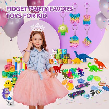 Party Favors for Kids | 179 Pcs Goodie Bags Stuffers - Fun Pinata & Treasure Box Toys