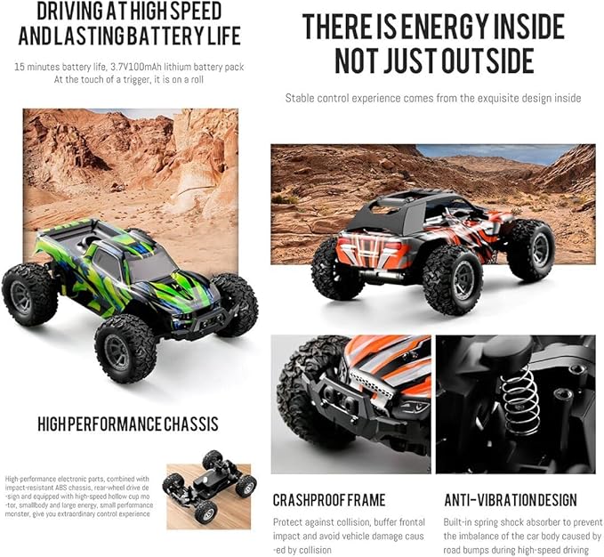 RC Remote Control Car 20 km/h High Speed RC Offroad Race Car 2.4Ghz 1:32 RC Mini Electric Drift Off-Road Vehicle Model