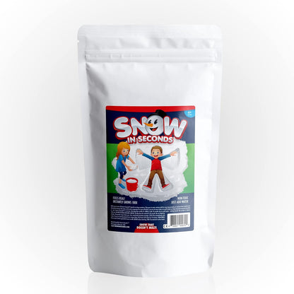 Jumbo Instant Snow - Realistic Artificial Snow for Winter Fun | 30 Gallon Pack
