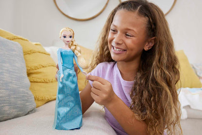 Mattel Disney Princess Dolls, Elsa Posable Fashion Doll with Signature Clothing and Accessories, Disney's Frozen Movie Toys