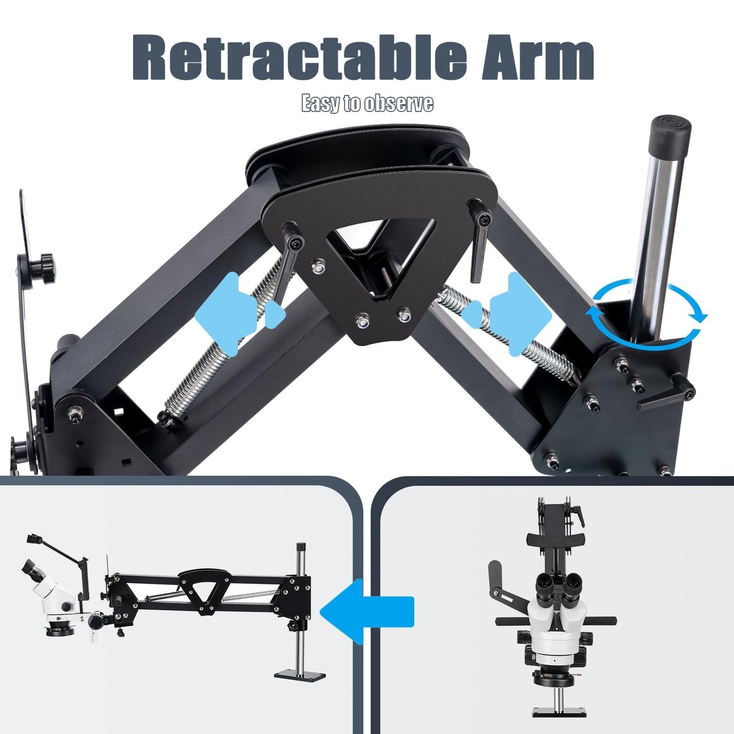 DZQ Microscope and 4 Inch Ball Vise