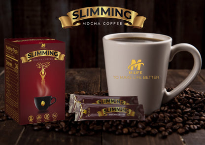 Slimming Mocha Coffee – Burn + Control Herbal Coffee – Metabolism & Weight Management – Premium Arabica & Robusta Blend – Sugar Free, Gluten Free, Keto Friendly