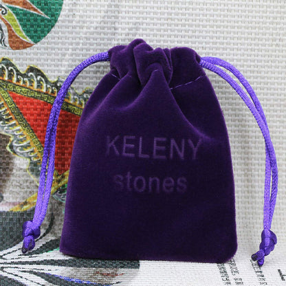Keleny Natural 4mm Red Garnet Round Beads Gemstones Rock Crystal Stretch Bracelet 7 Inch Unisex